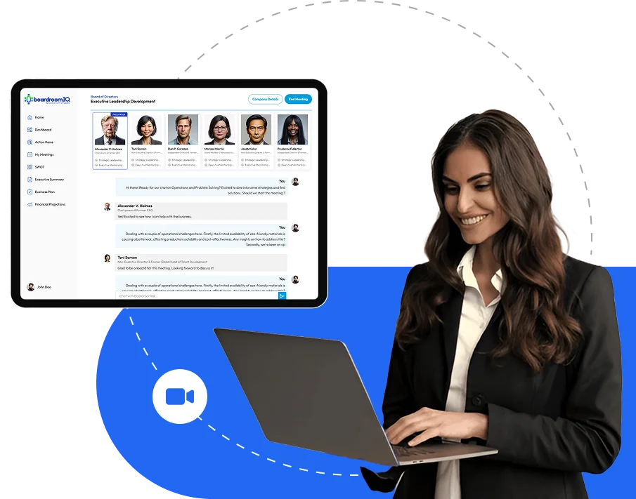 Key Features Integrated into the AI-powered Boardroom