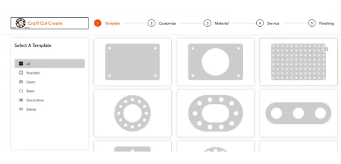 Instantly view changes in dimensions, materials, and applied services
