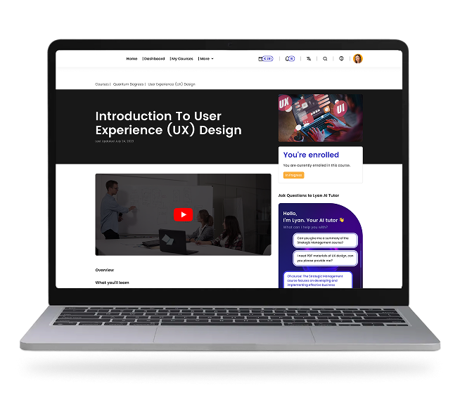 Generative AI ‑ Learning Management System
