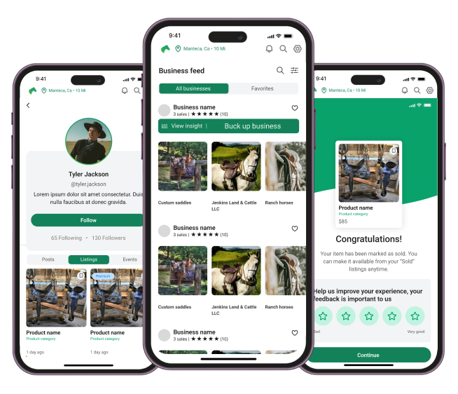 Equine Marketplace & Social Network