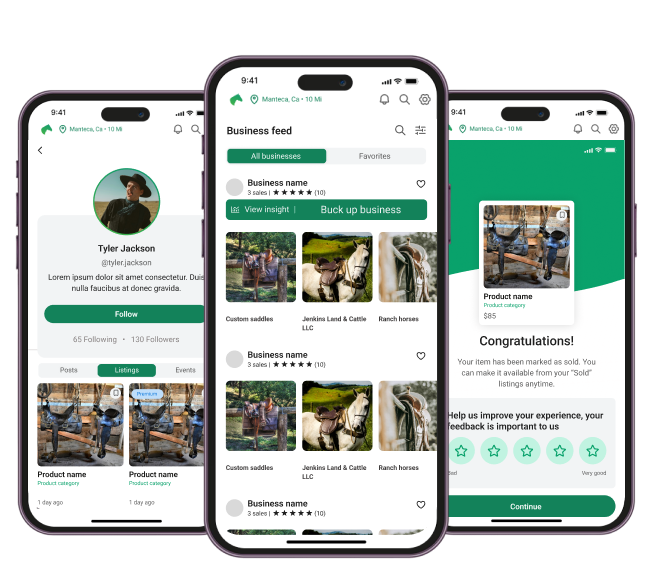 Equine Marketplace & Social Network