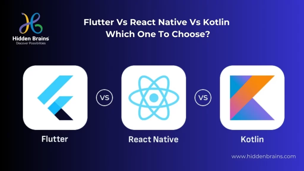 Flutter Vs React Native Vs Kotlin
